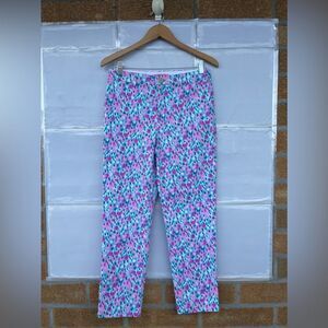 Lilly Pulitzer Blue Divia stretch pant size 8